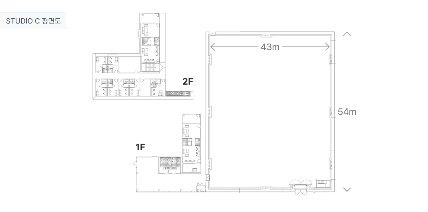 스튜디오 C 평면도