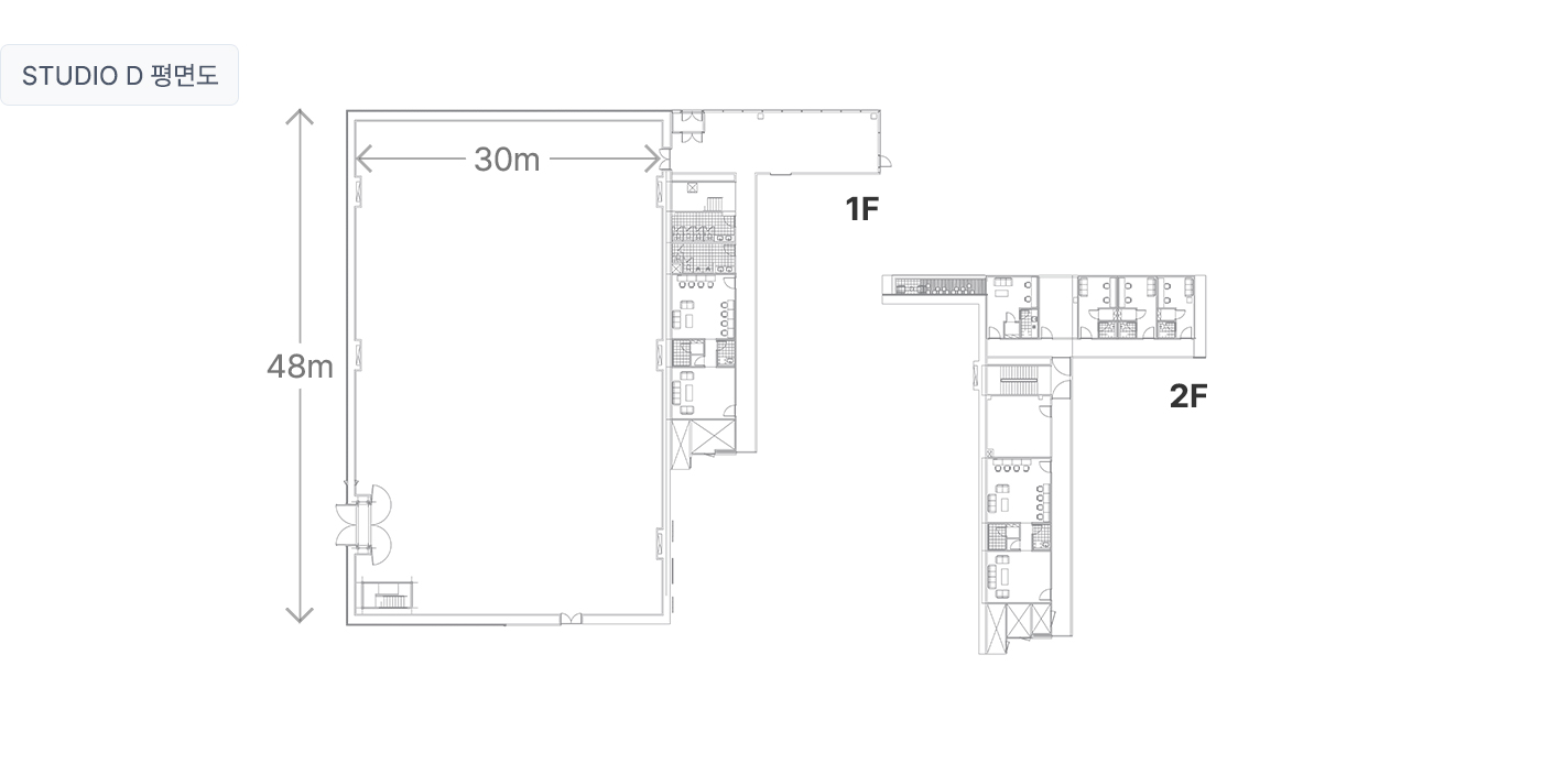 스튜디오 D 평면도